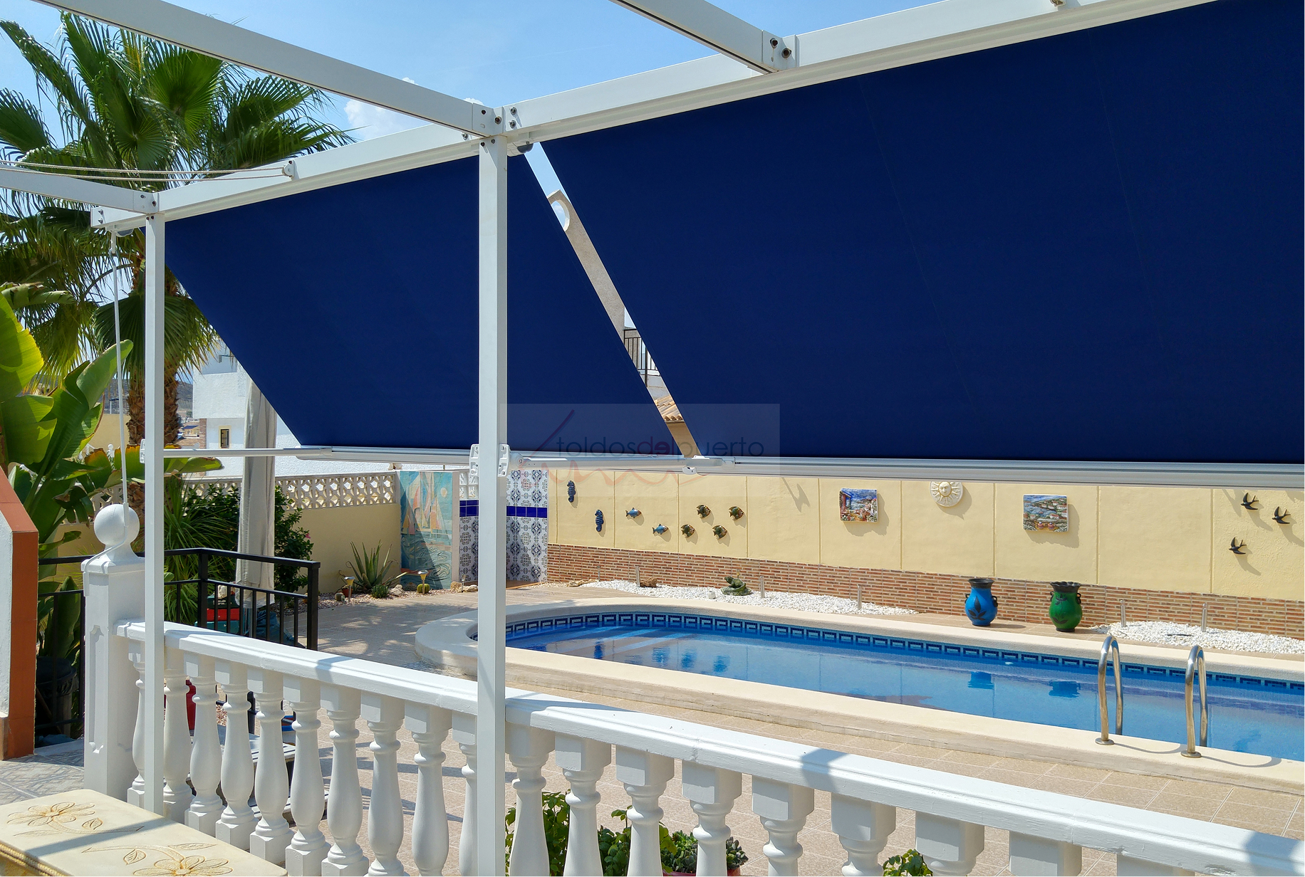 Toldo cofre punto recto Camposol