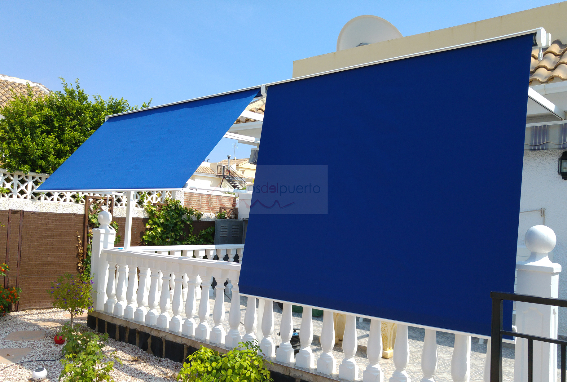 Toldo cofre punto recto Camposol